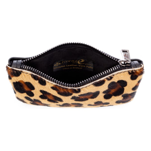 Augusta portafoglio in pelle autentica Cavallino stampato.