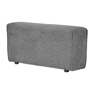 Accoudoir en tissu gris pour canapé modulable - FINN