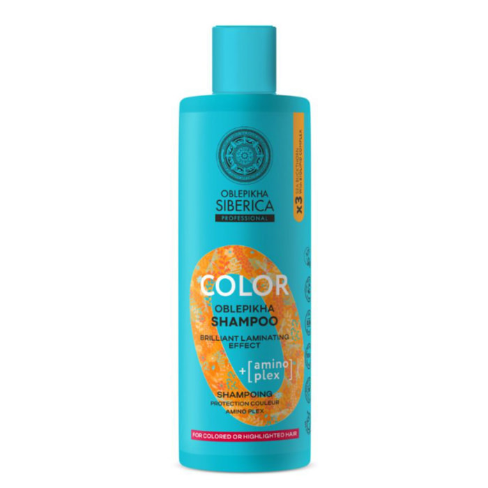 Oblepikha_O Color - Shampoing Color à l'argousier Cheveux Colorés et Méchés 400ml
