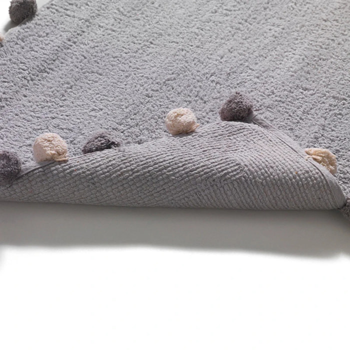 Tappeto bagno in cotone - GRIGIO