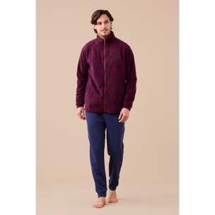 Giacca uomo micropile articolo scozzese. Noidinotte