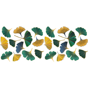 Adhésif Film Fenêtre Anti Regard Occultant - FEUILLES GINKGO AUTOMNE