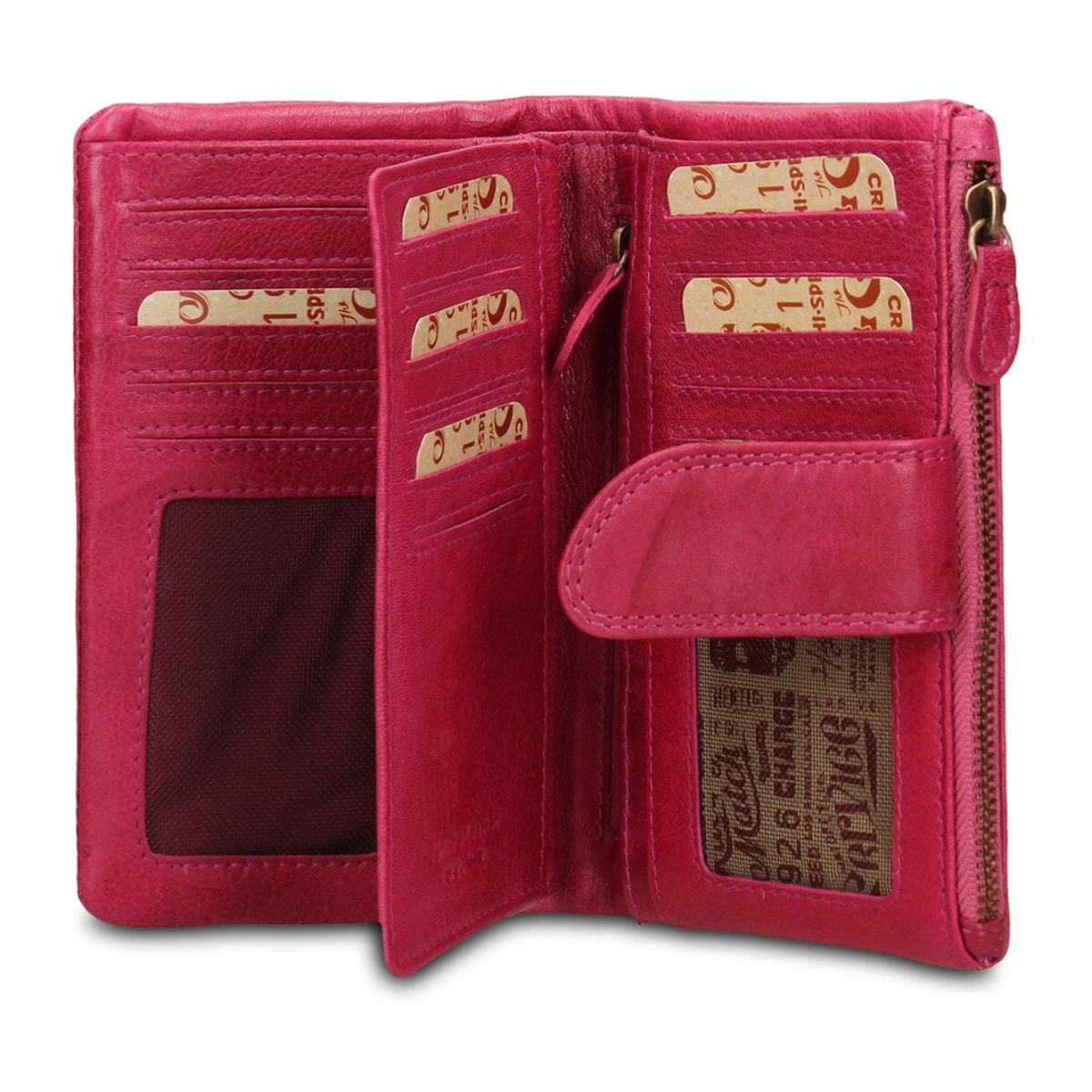 Portafoglio da uomo in vera pelle - Modello Caspian Lux - 9.5 x 15.5 x 3.0 cm