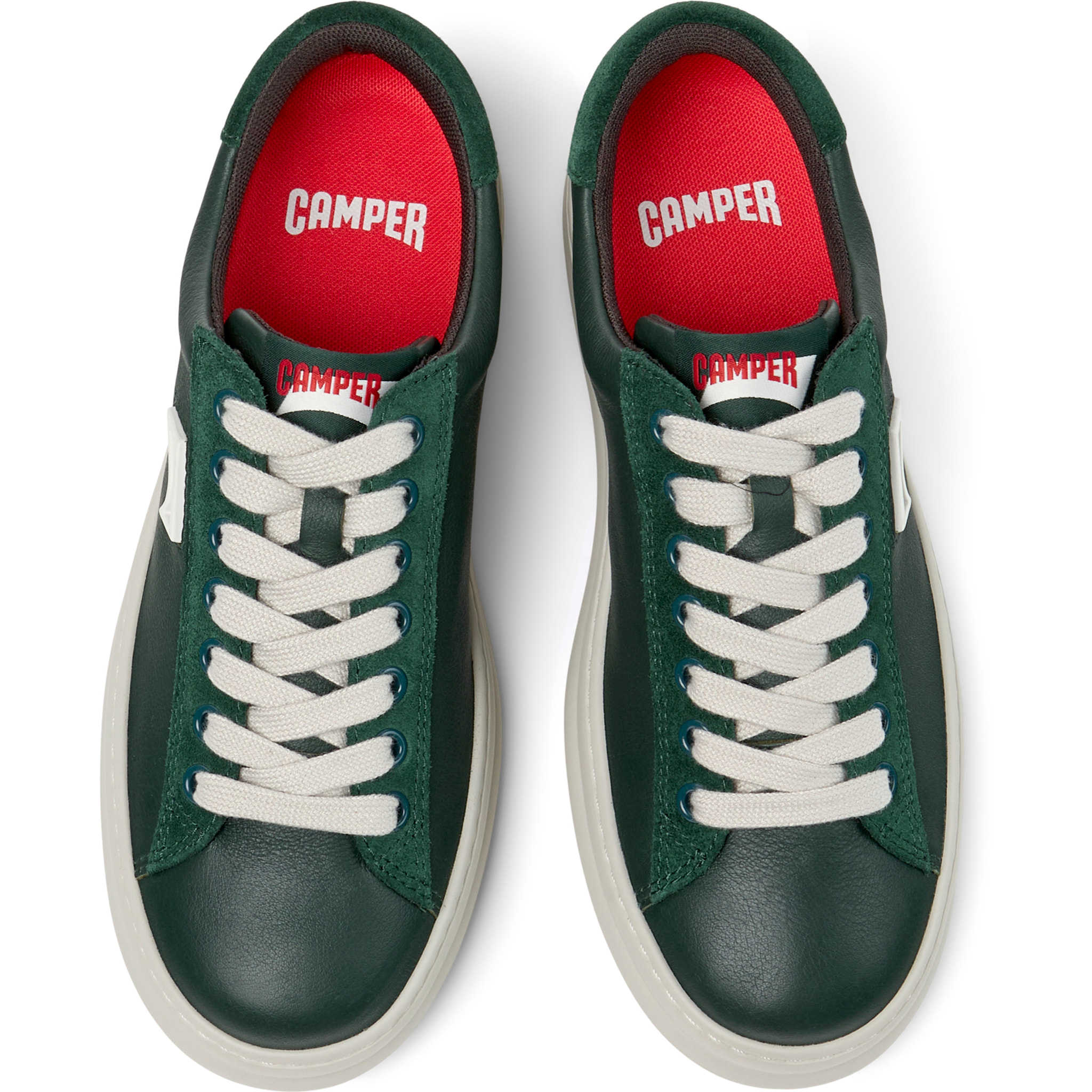 Sneakers - CAMPER Runner Four - Verde - Pelle liscia