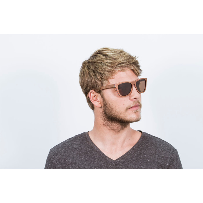 GAFAS DE SOL SUNPERS SAN FRANCISCO SKATEWOOD de color Marron
