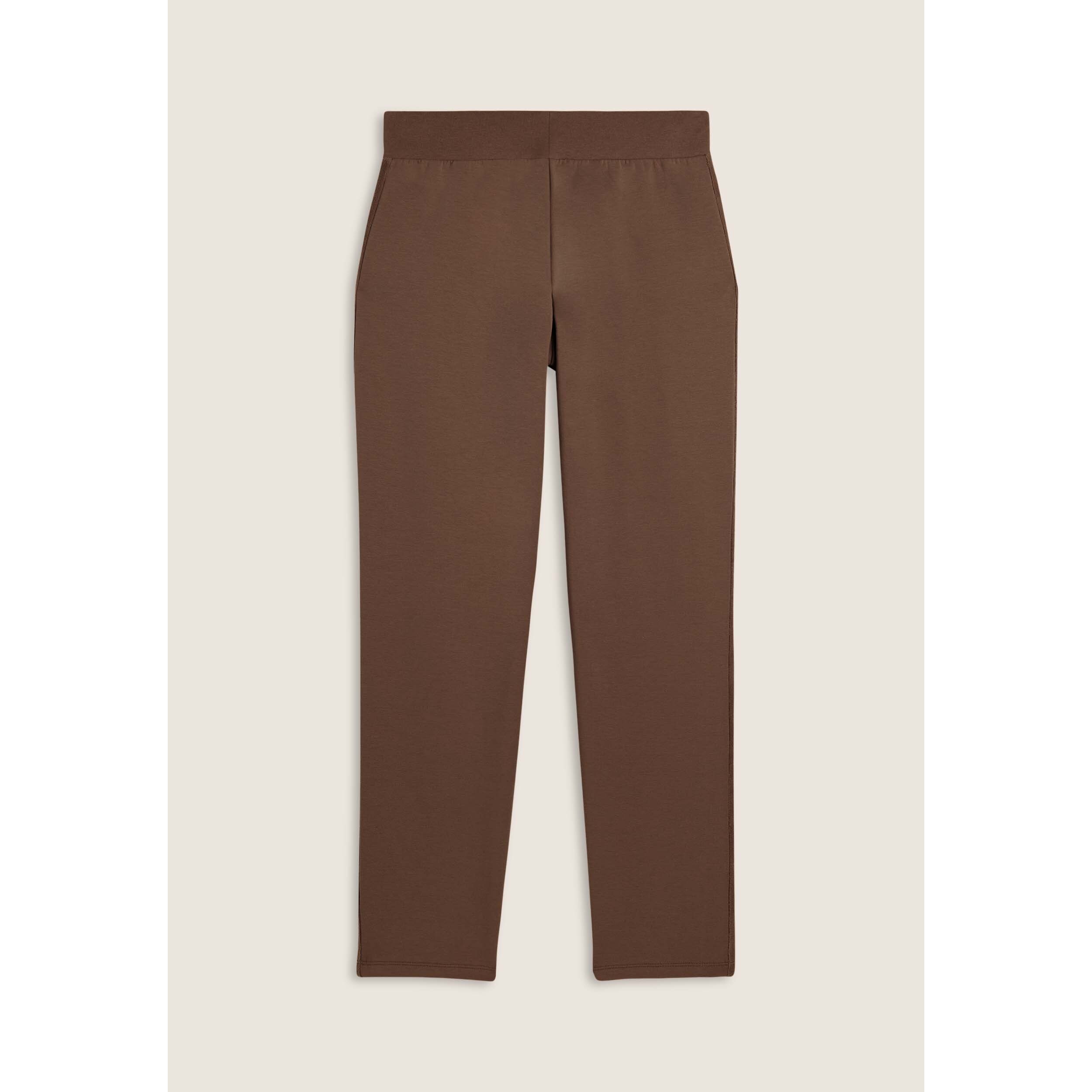 Pantaloni sportivi da donna con inserto in velluto