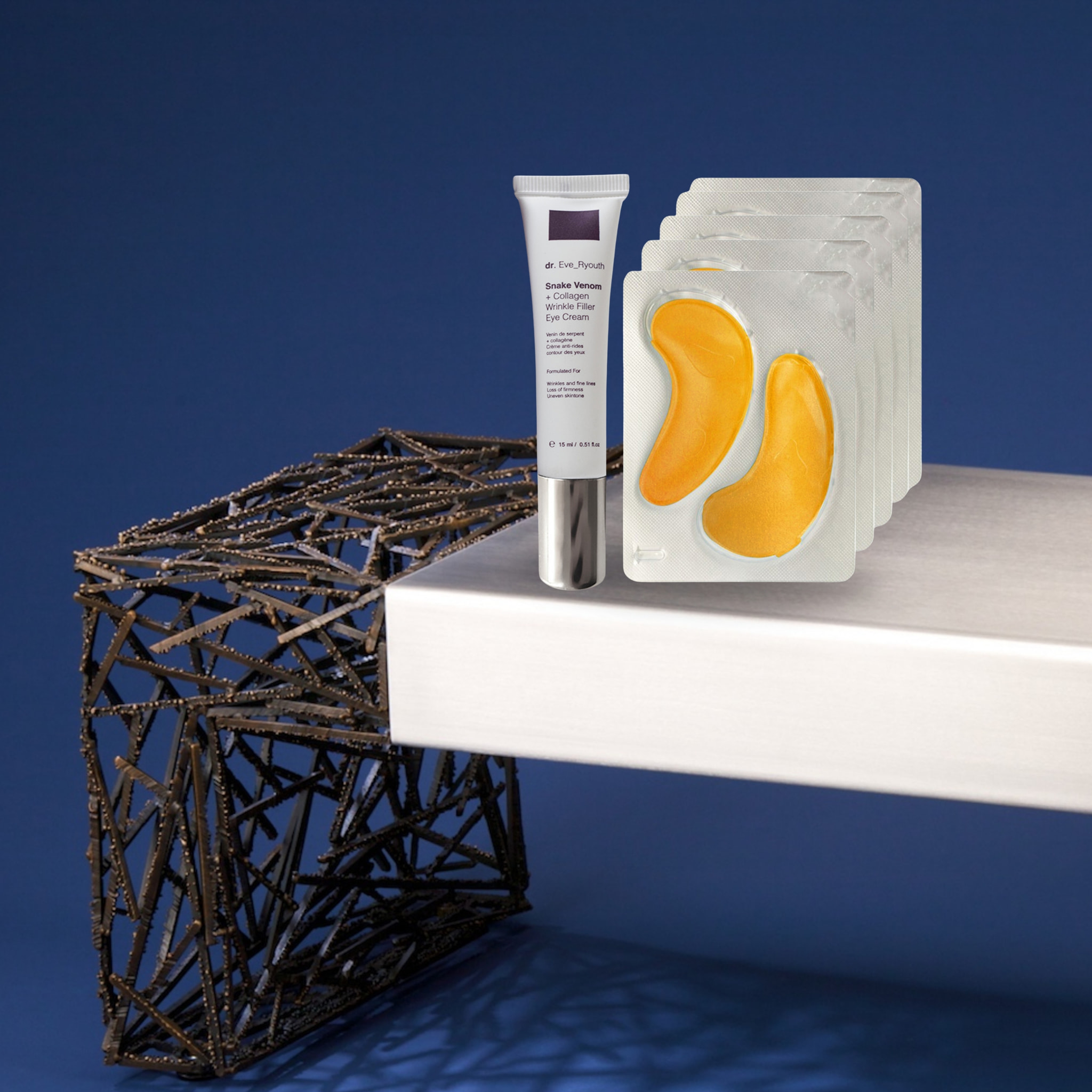 Conjunto completo de oro de 24 quilates