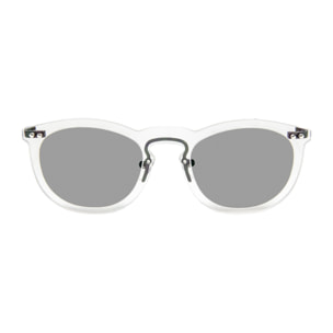 Gafas de sol OCEAN IBIZA - Exterior blanco transparente con interior ahumado y interior negro mate