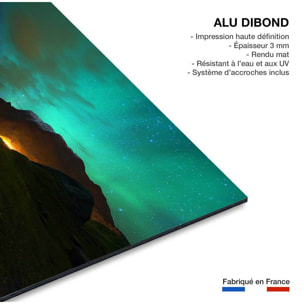 Tableau norvège aurore boréale Tableau alu Dibond