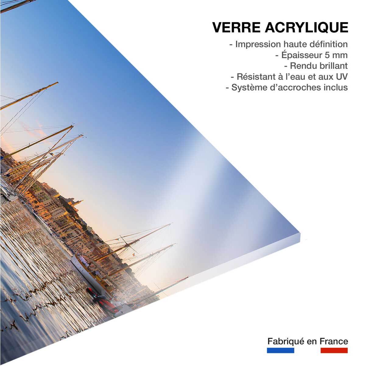 Tableau les pointus du vieux port Tableau plexiglas