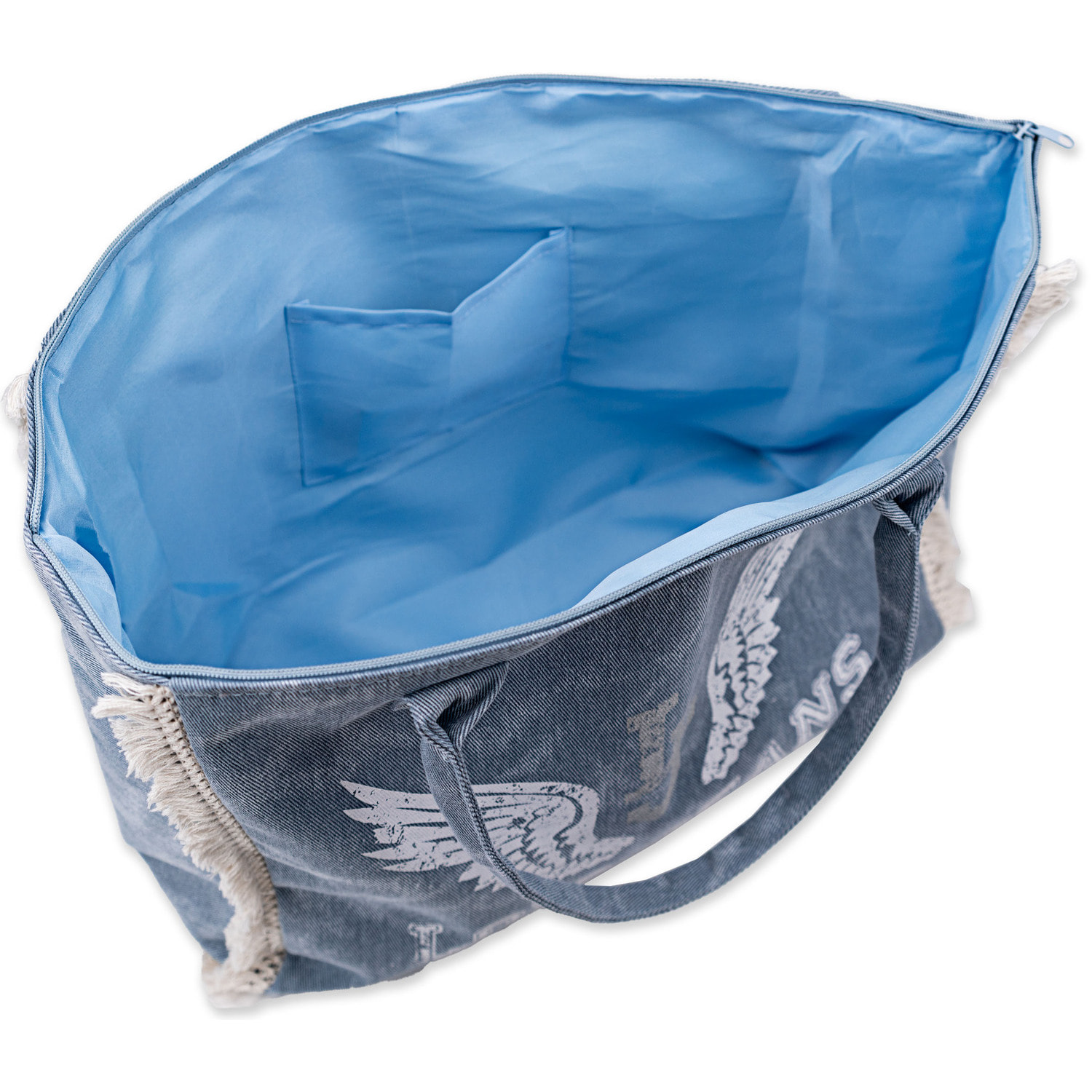 Bolso De Playa Lois Galwey Azul
