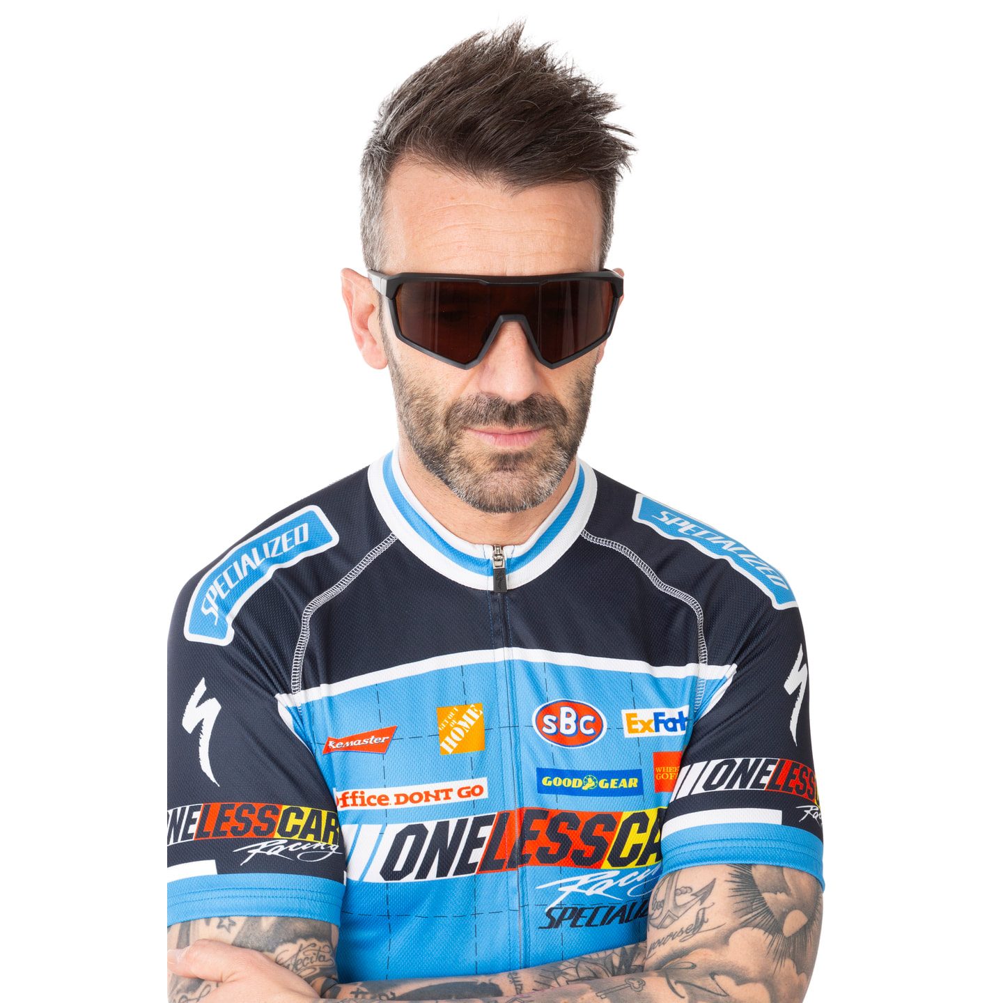 Gafas de ciclismo OCEAN COURSE - Negro mate / Ahumada