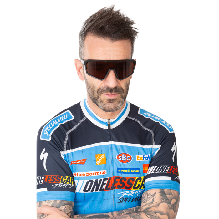 Gafas de ciclismo OCEAN COURSE - Negro mate / Ahumada