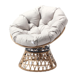 Salon de jardin 2 fauteuils et 1 table ZANPA