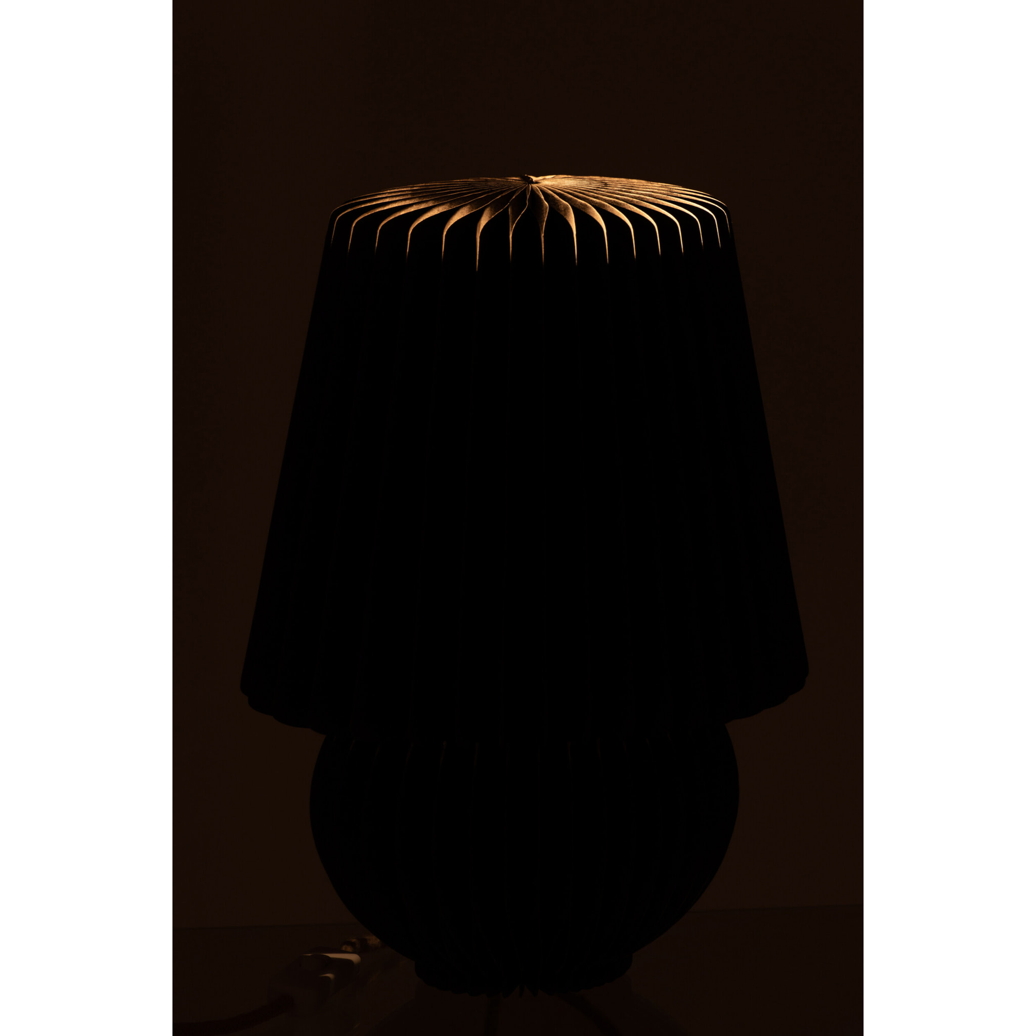 J-Line photophore Cindy Craquele - verre - argent - medium