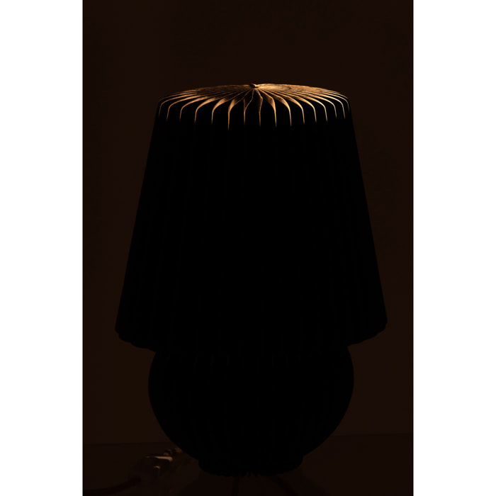 J-Line photophore Cindy Craquele - verre - argent - medium