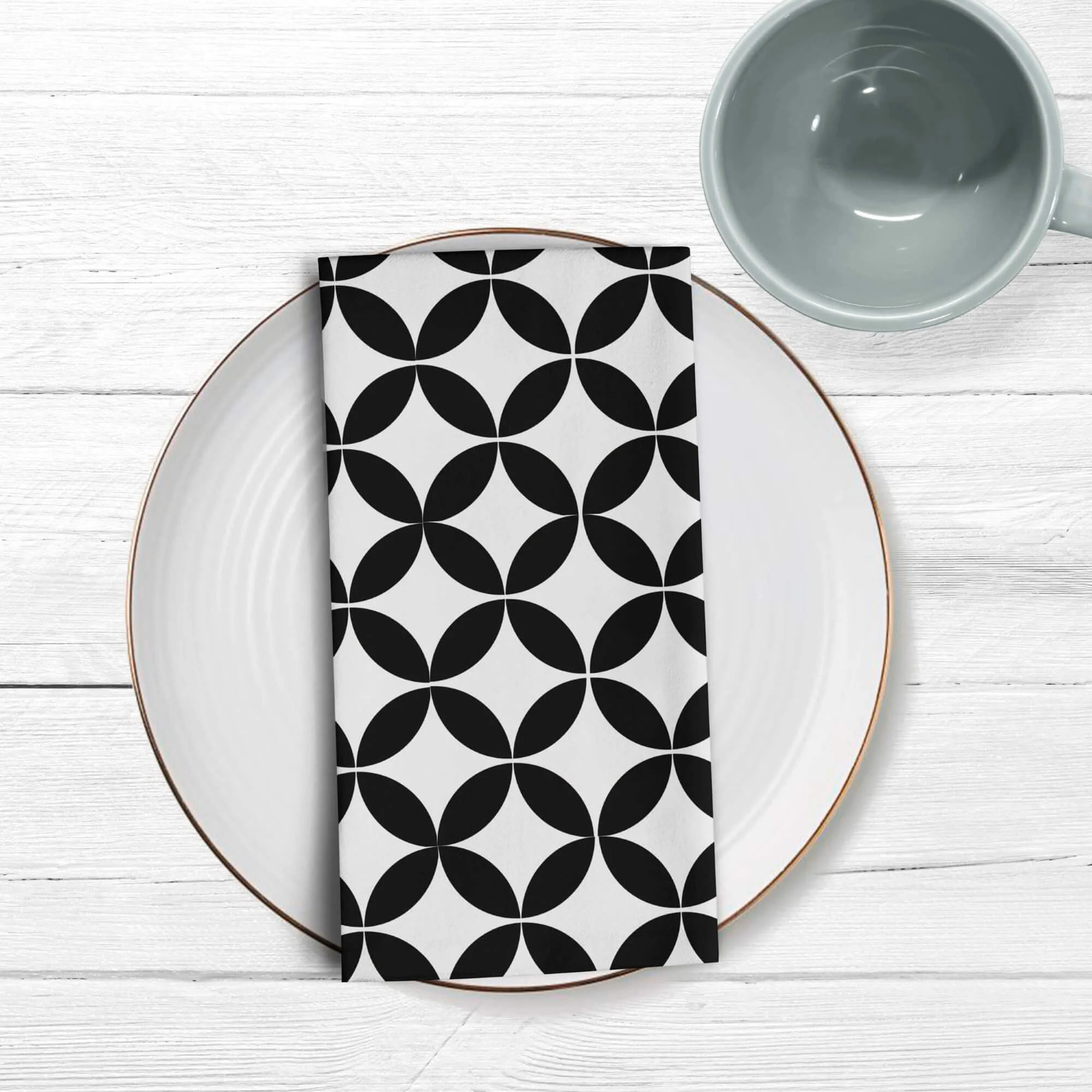 Pack de 2 serviettes 0120-136 100% coton 45x45 cm