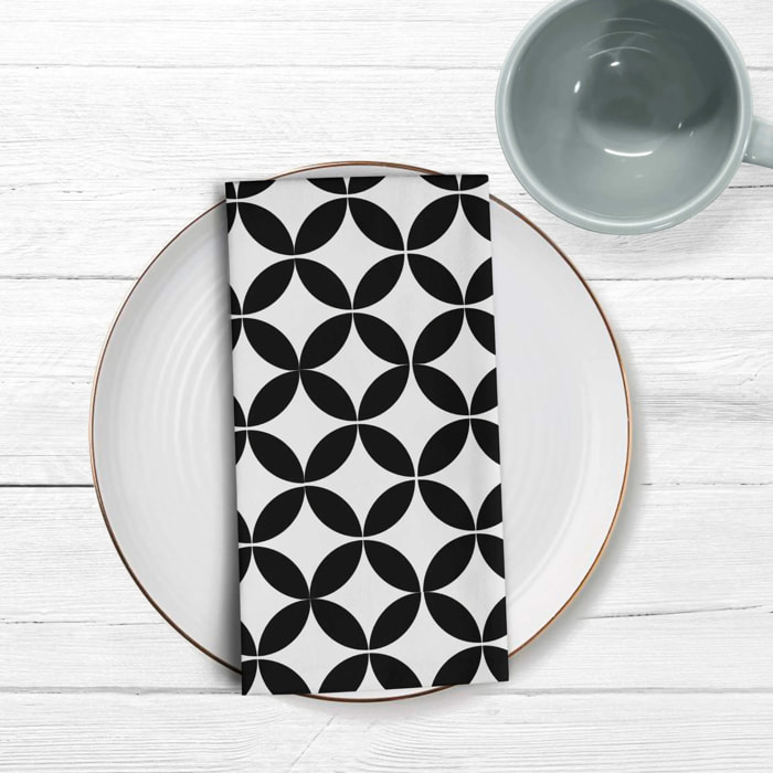 Pack de 2 serviettes 0120-136 100% coton 45x45 cm