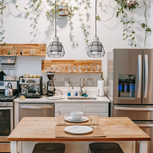 FORLIGHT King - Lámpara Colgante De Techo De Cemento, Lámpara De Techo De Diseño