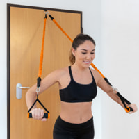 Sistema di Allenamento Integrale Portatile Gympak Max - Nero e Arancione - 57x48x120 cm