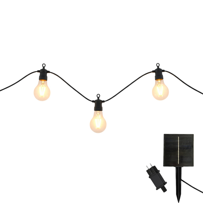 Guirlande solaire PARTY MAX 10 LED 7.5M