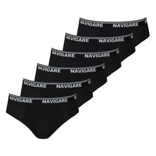 6 Slip Uomo Navigare Art. 574E, Nero