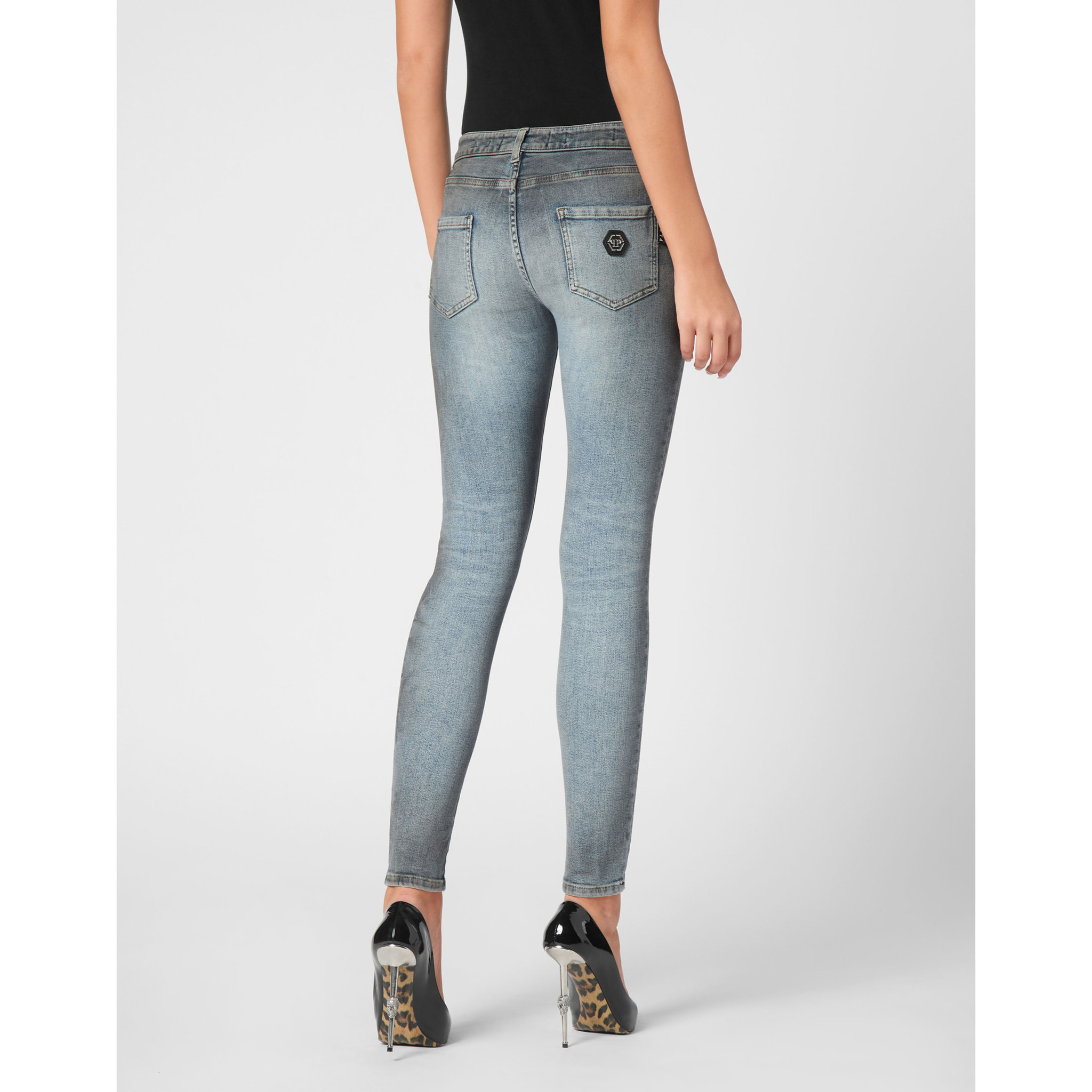 PHILIPP PLEIN Jeggings HEART