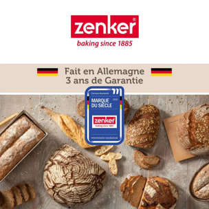 Ensemble de 2 Moules à pain 31cm Zenker Pure