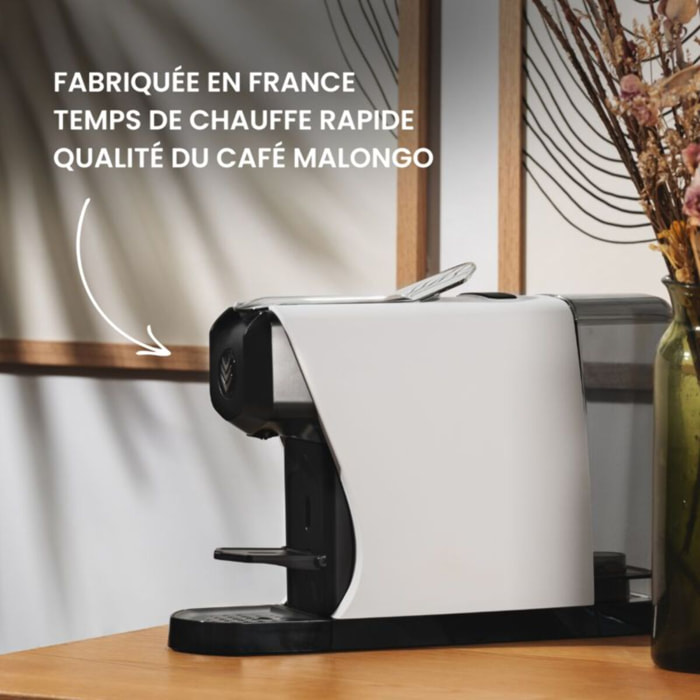 Cafetière à dosette MALONGO EOH BLANC MAT