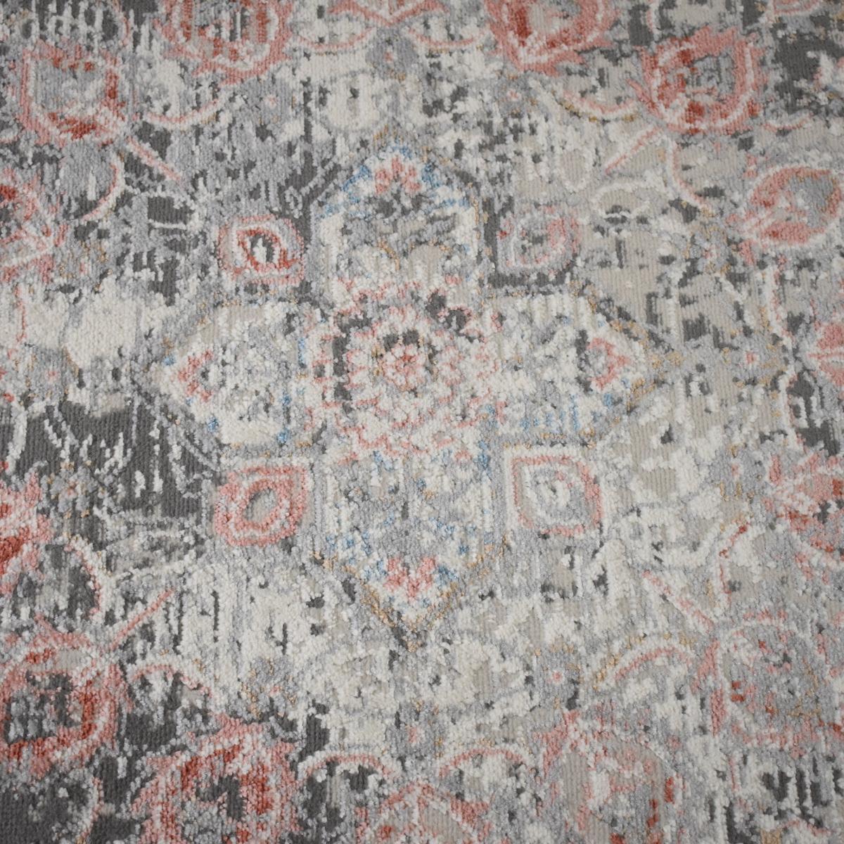 Tapis Kege aux motifs traditionnels orientaux à médaillon