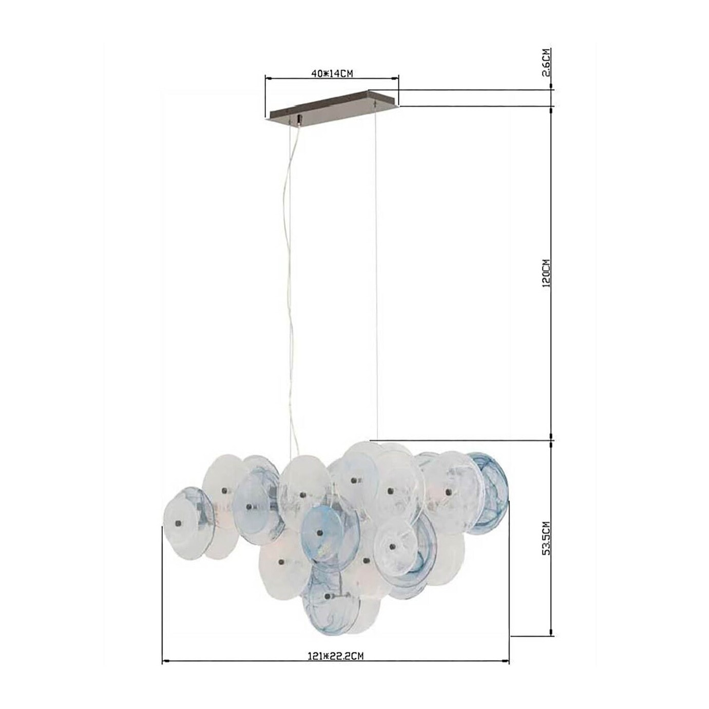 Suspension Aquamarine Kare Design