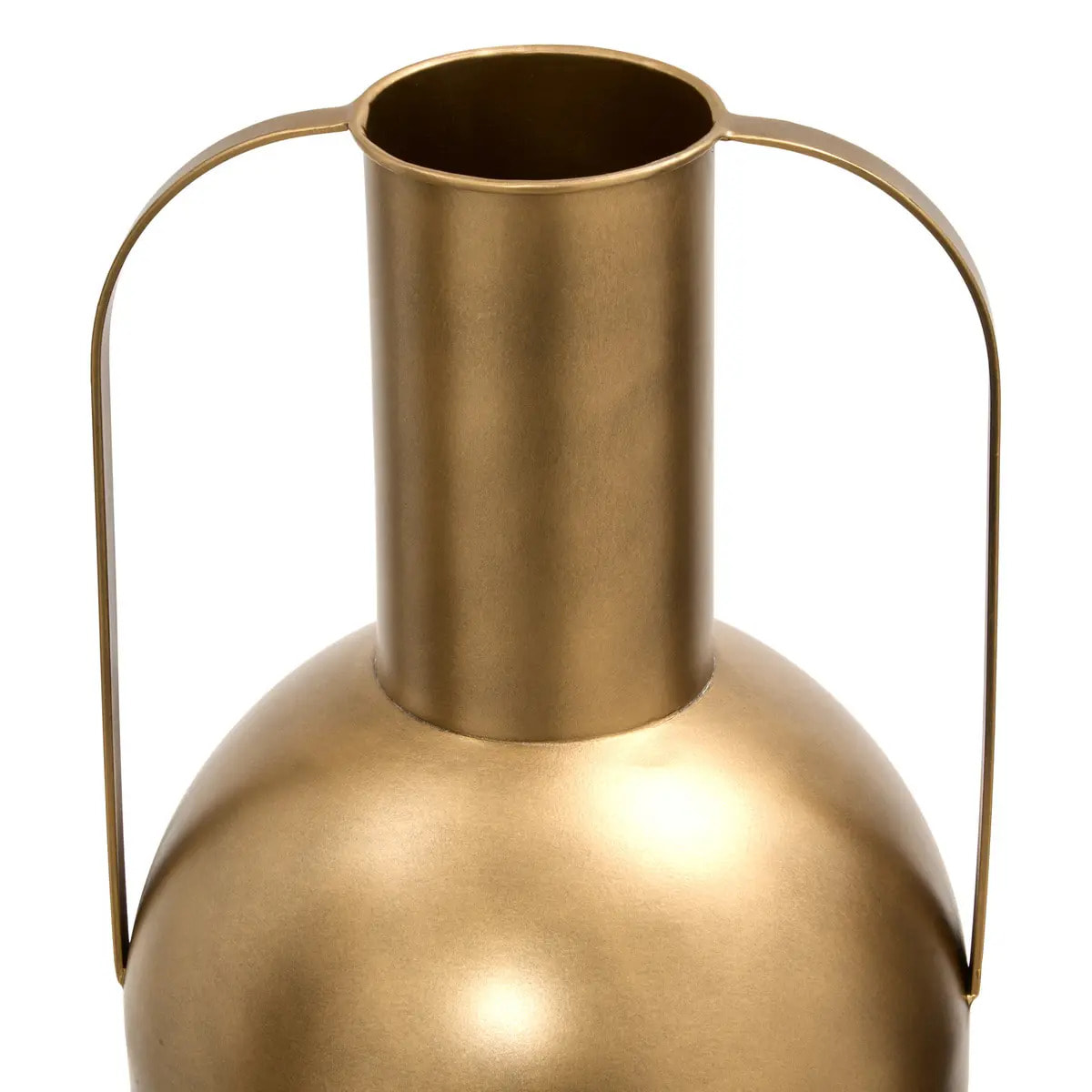 Vase en métal Barrel H.42,5cm doré