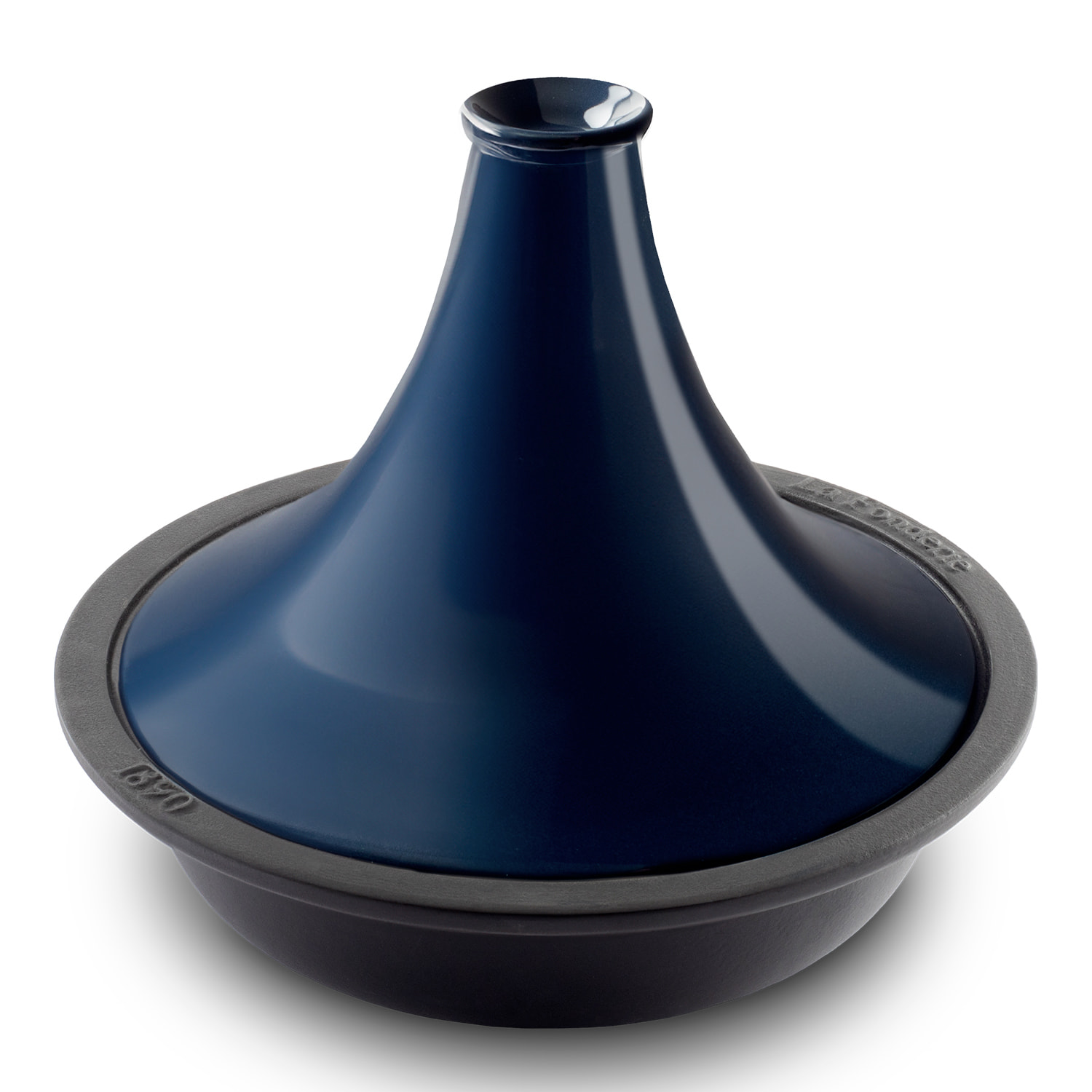 La Fonderie 1890 Tajine de Hierro Fundido esmaltado TINGHIR (2.5 L- Azul)