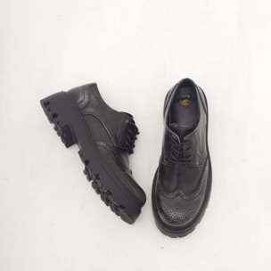 OXFORD SUOLA ALTA NERO