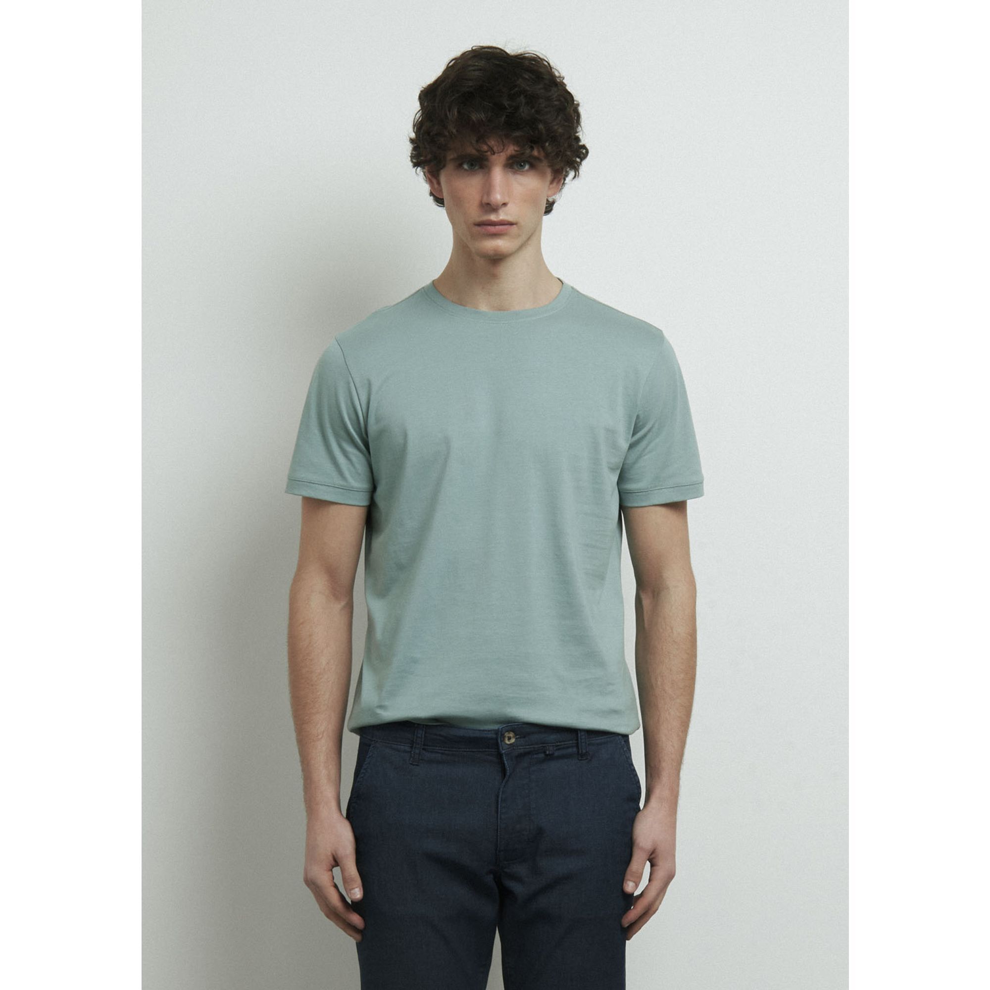 T-SHIRT VERDE ACQUA CONBIPEL