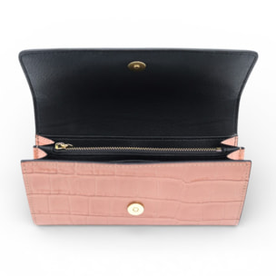 Portafoglio Cheval Firenze Grant Croc Rosa