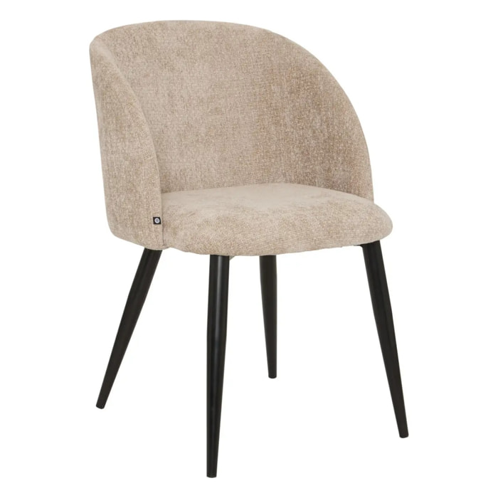 Chaise Celeste H.80cm beige