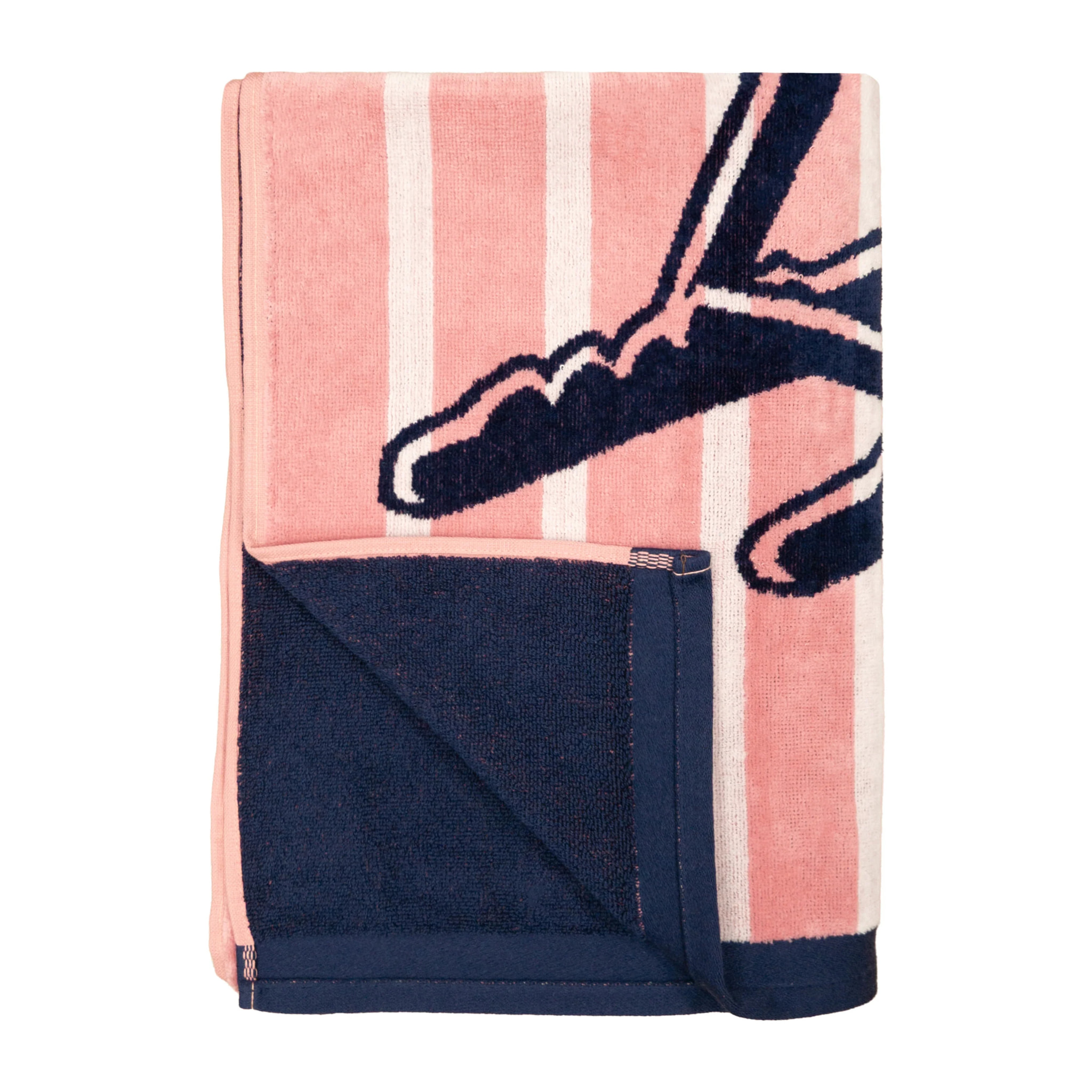 Serviette de plage éponge velours Jacquard - Relax - 90x170cm - 400g/m²