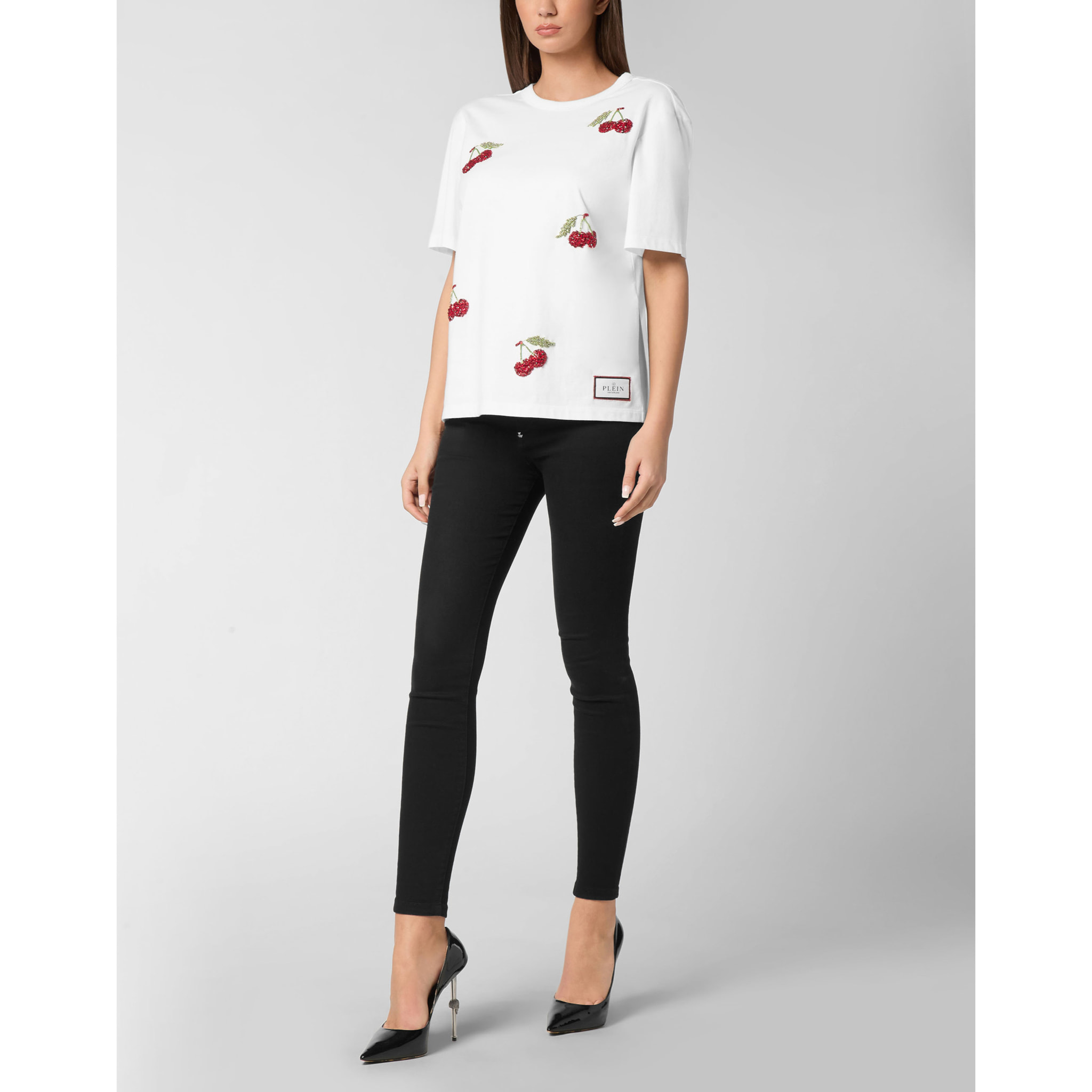 PHILIPP PLEIN Camiseta Hombre Fit CHERRIES