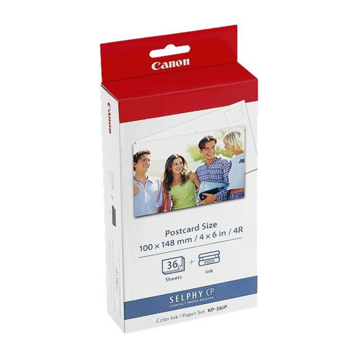 Kit papier + encre CANON KP-36IP Selphy 36 feuilles 10x15