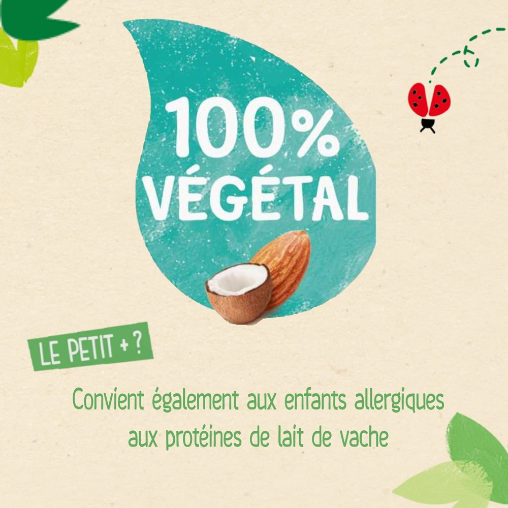 16 Gourdes 100% végétal Fruits & Lait de Coco 4x(4x90g) - Blédina Dès 6 Mois