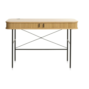 Bureau bois naturel alba 120x60cm