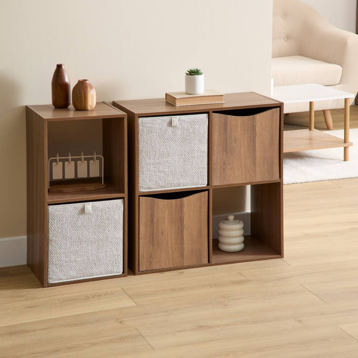 Boîte Mix'N Modul carré pliable 31x31cm beige