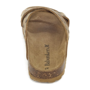SANDALIA ZAHARA BABUNKERS MARRON