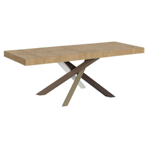 Table extensible 90x180/284 cm Volantis Premium Chêne Nature cadre 4/C