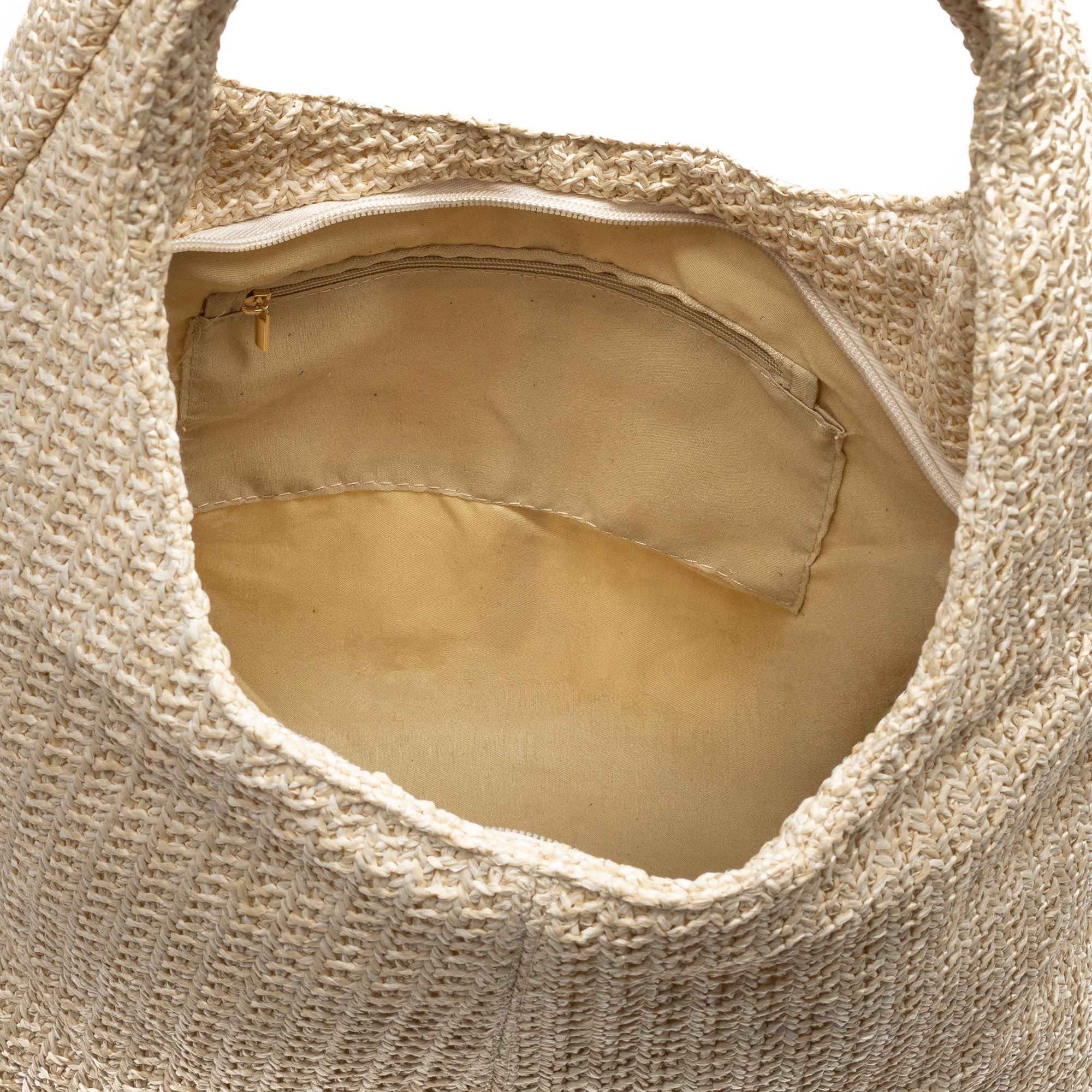 Berbenno Bolso de hombro Mujer. Fabricado en rafia sintética con diseño trenzado.