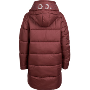 Chaqueta Paris Long Jacket marca ECOON - granate oscuro