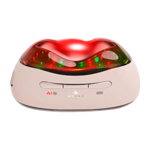 Dispositivo antietà con 6 modalità: calore, freddo, LED, laser, EMS e vibrazione.