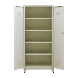 Libreria 5 ripiani color bianco opaco 60x30x189 cm - Buz