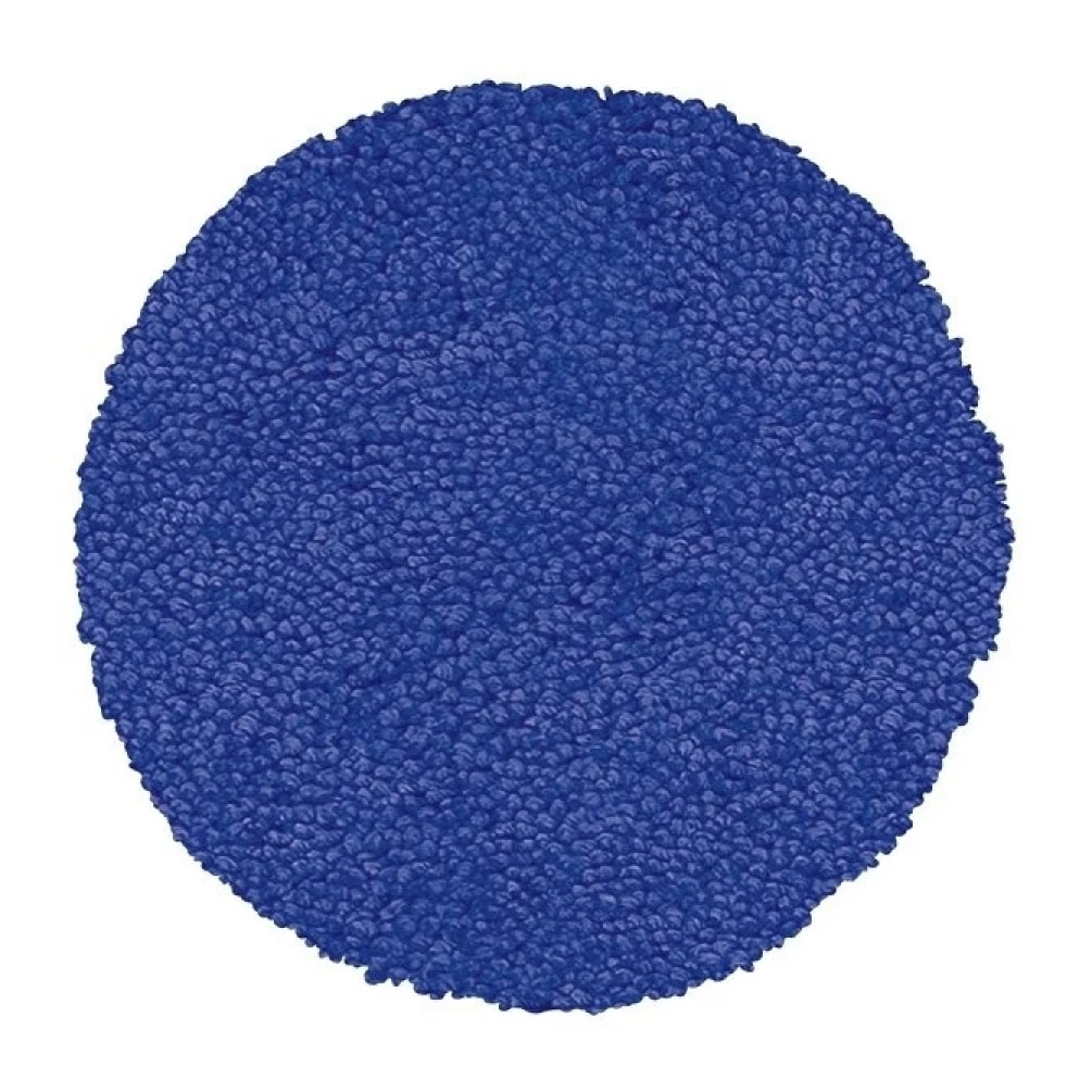 Tapis de bain rond microfibre HIGHLAND Bleu Marine Spirella